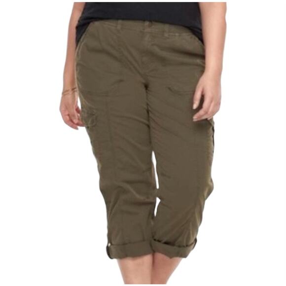 NWT STYLE & CO CONVERTIBLE LEG PANTS WOMEN’S SIZE 12 - Picture 1 of 5